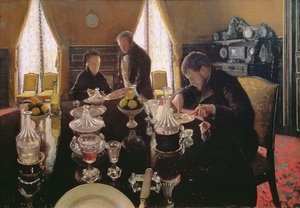 Almuerzo, 1876 de Gustave Caillebotte